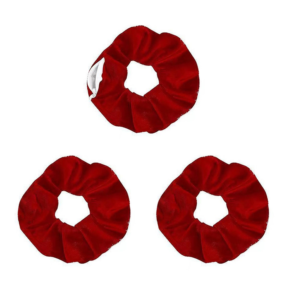 Scrunchie With Hidden Zippered Pocket (3-Pack) product image