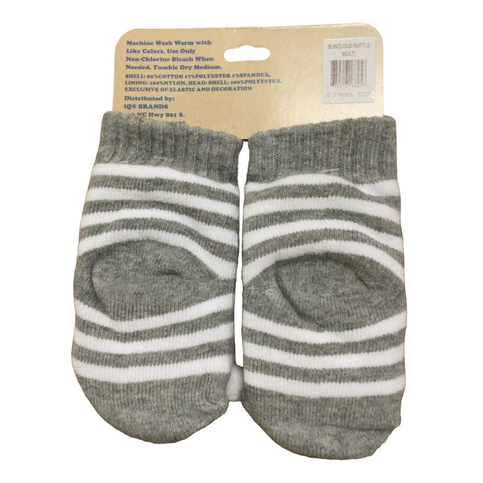 IQ Brands 3D Baby Rattle Socks product image