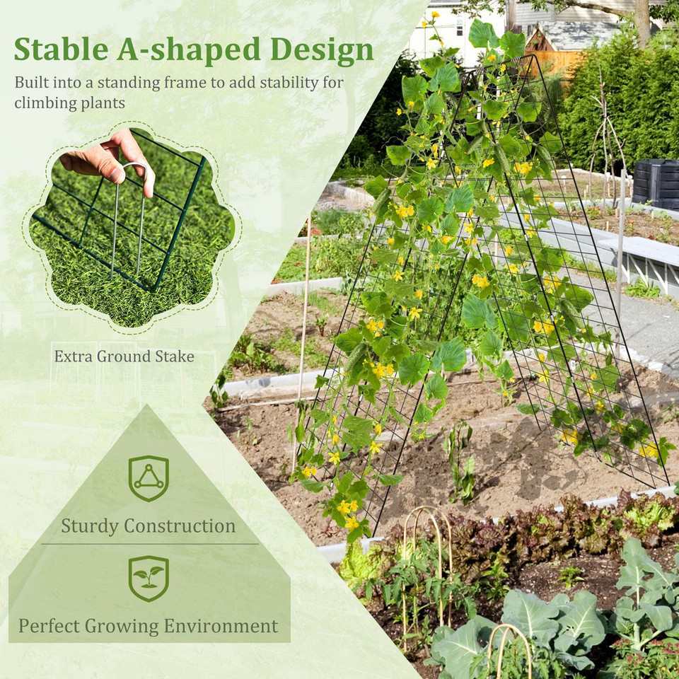  A-Frame Foldable Trellis Plant Support (4-Pack) product image