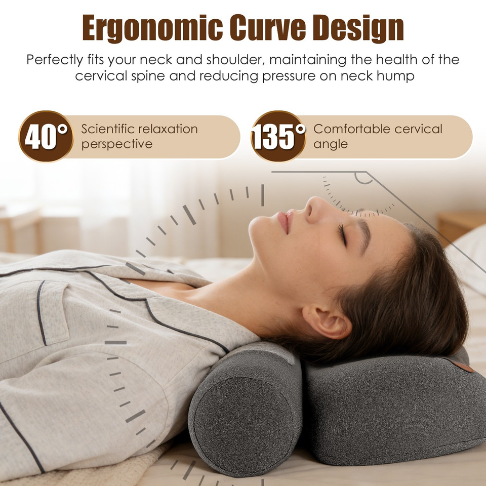 Heated Neck Pillow with Eye Mask product image