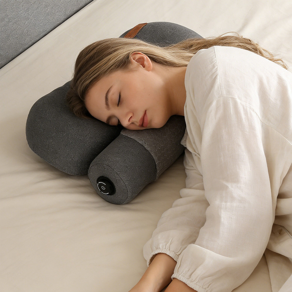 Heated Neck Pillow with Eye Mask product image