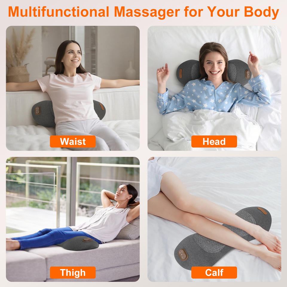 3-in-1 Heated Lumbar Support Massage Pillow  product image