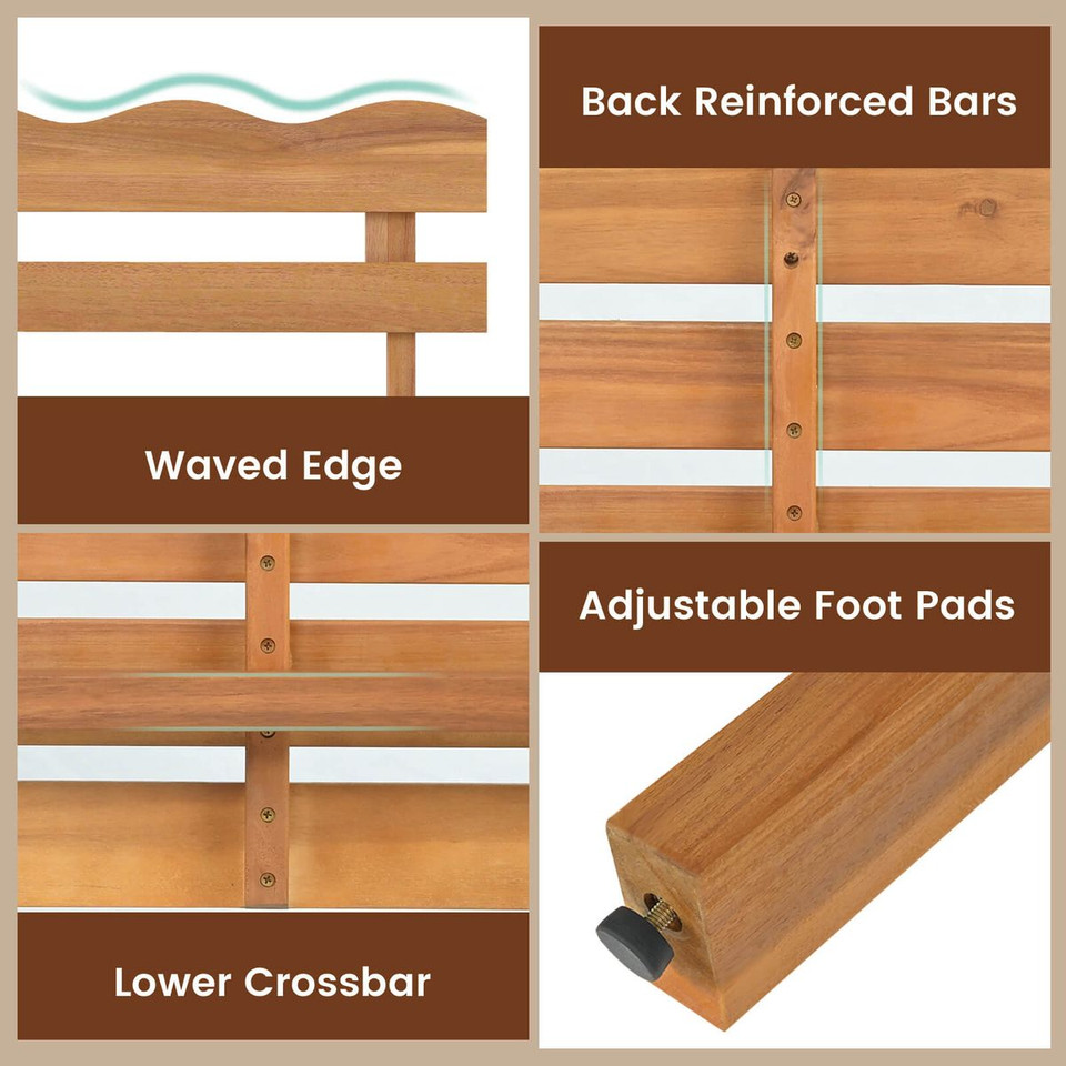  Outdoor Acacia Wood Bench  product image