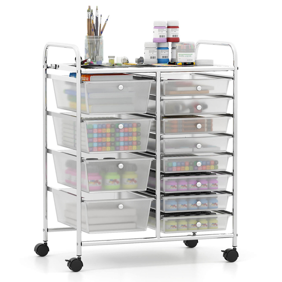 12-Drawer Rolling Storage Cart product image