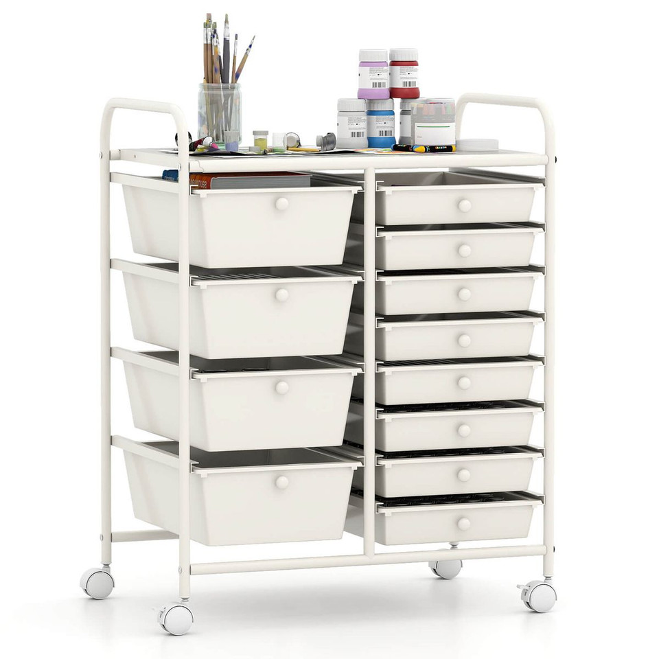 12-Drawer Rolling Storage Cart product image