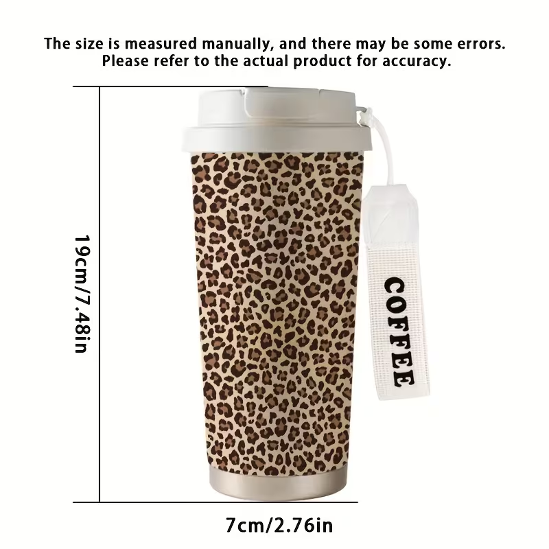 Leopard Print Travel Coffee Mug product image
