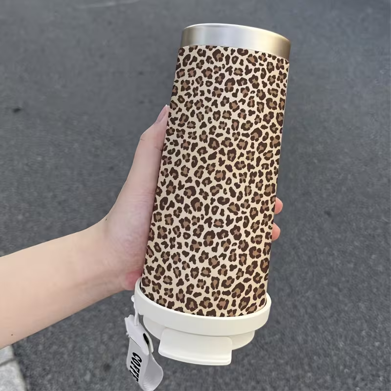 Leopard Print Travel Coffee Mug product image