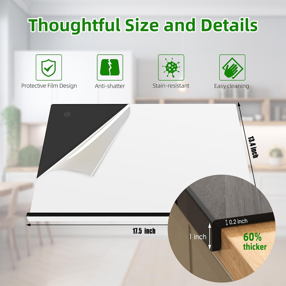 Acrylic Cutting Board with Counter Lip product image