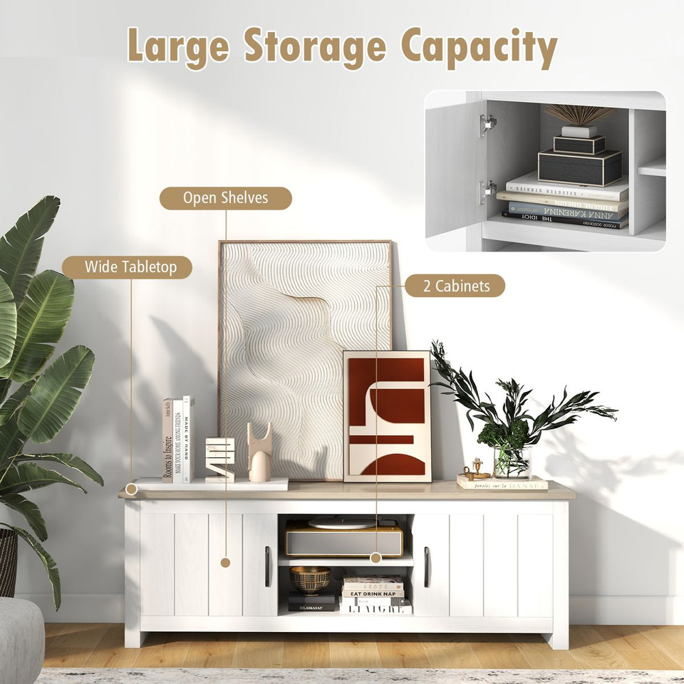 Farmhouse TV Stand for TVs up to 65"  product image