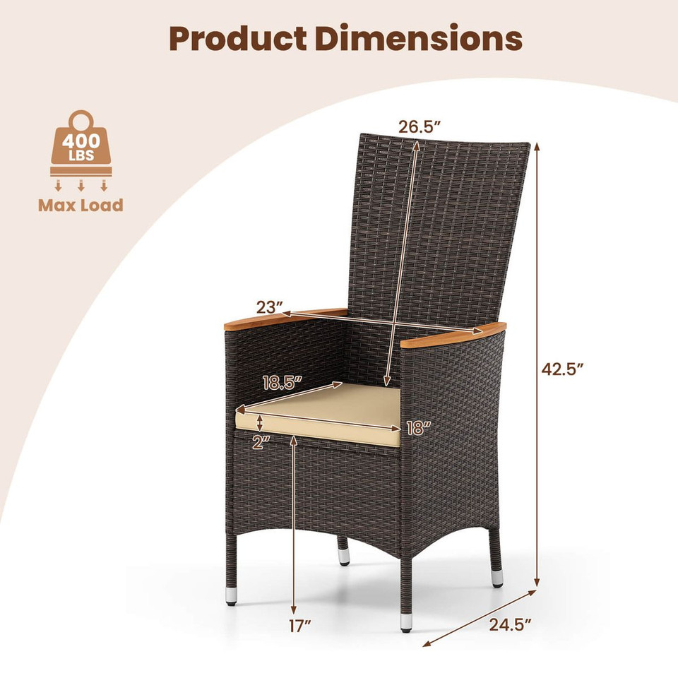 Patio Rattan Chairs (Set of 2 or 4) product image