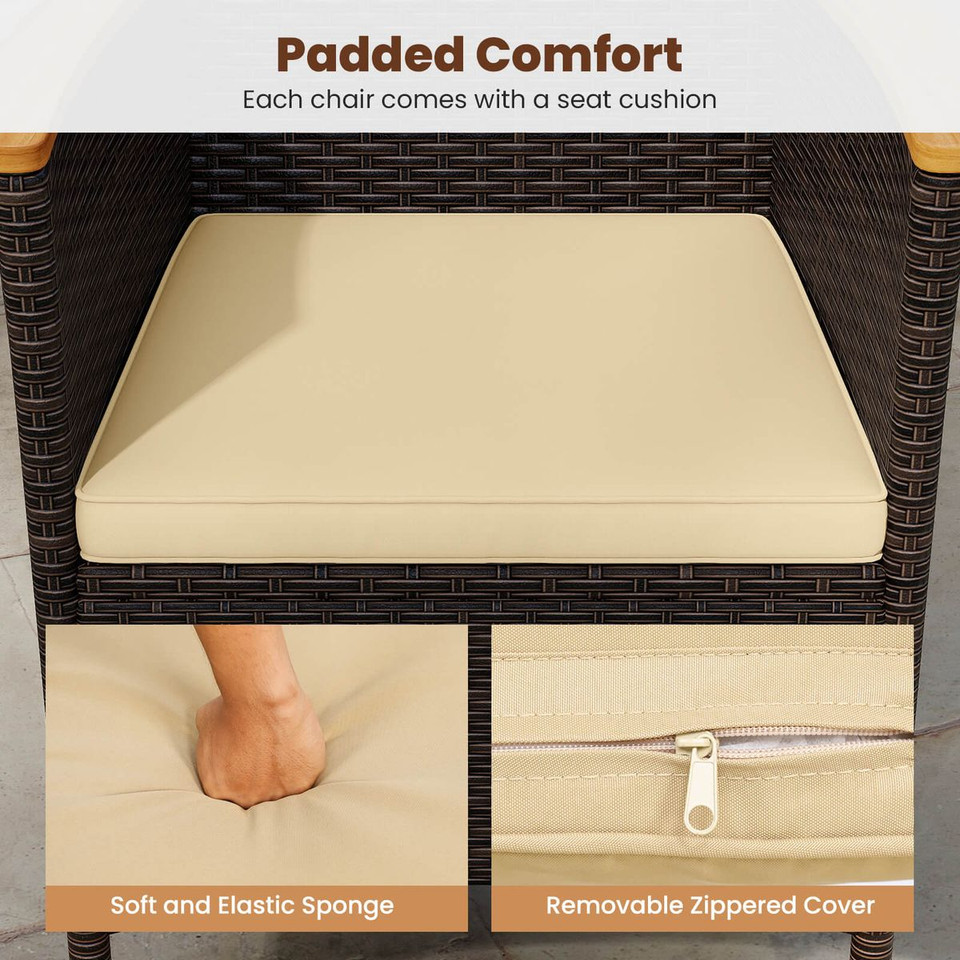 Patio Rattan Chairs (Set of 2 or 4) product image