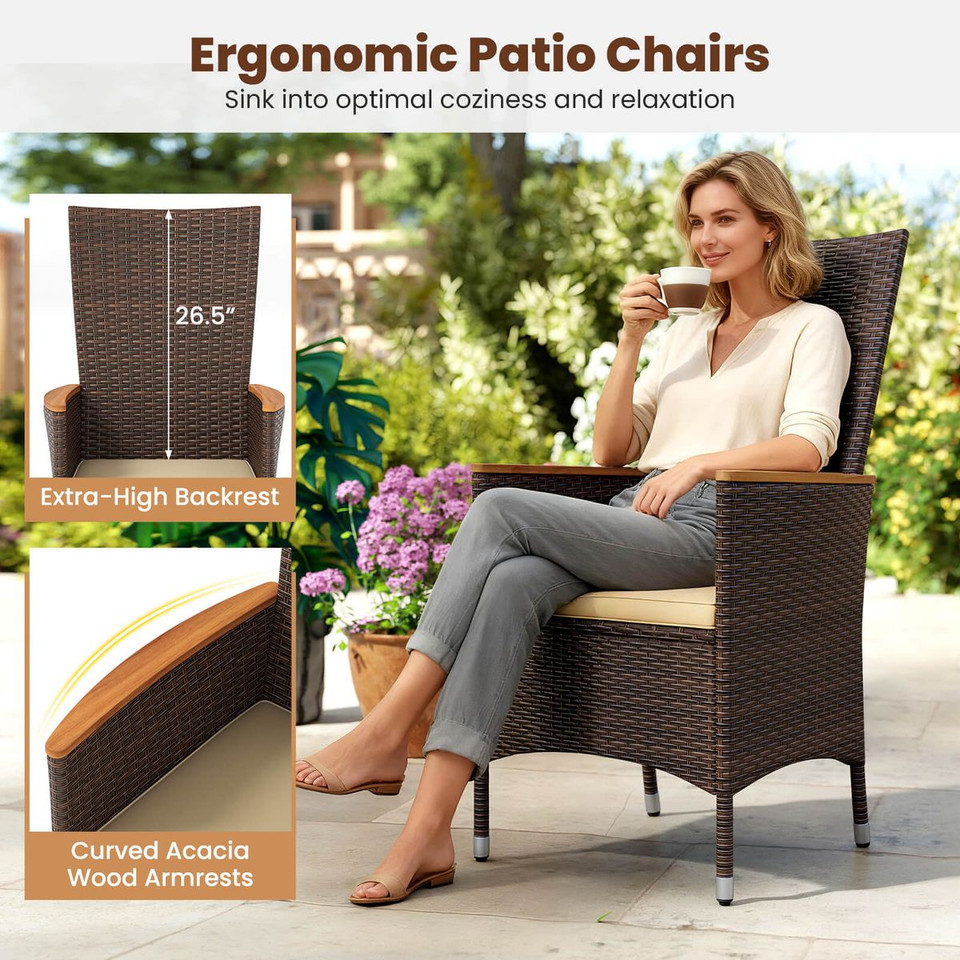 Patio Rattan Chairs (Set of 2 or 4) product image