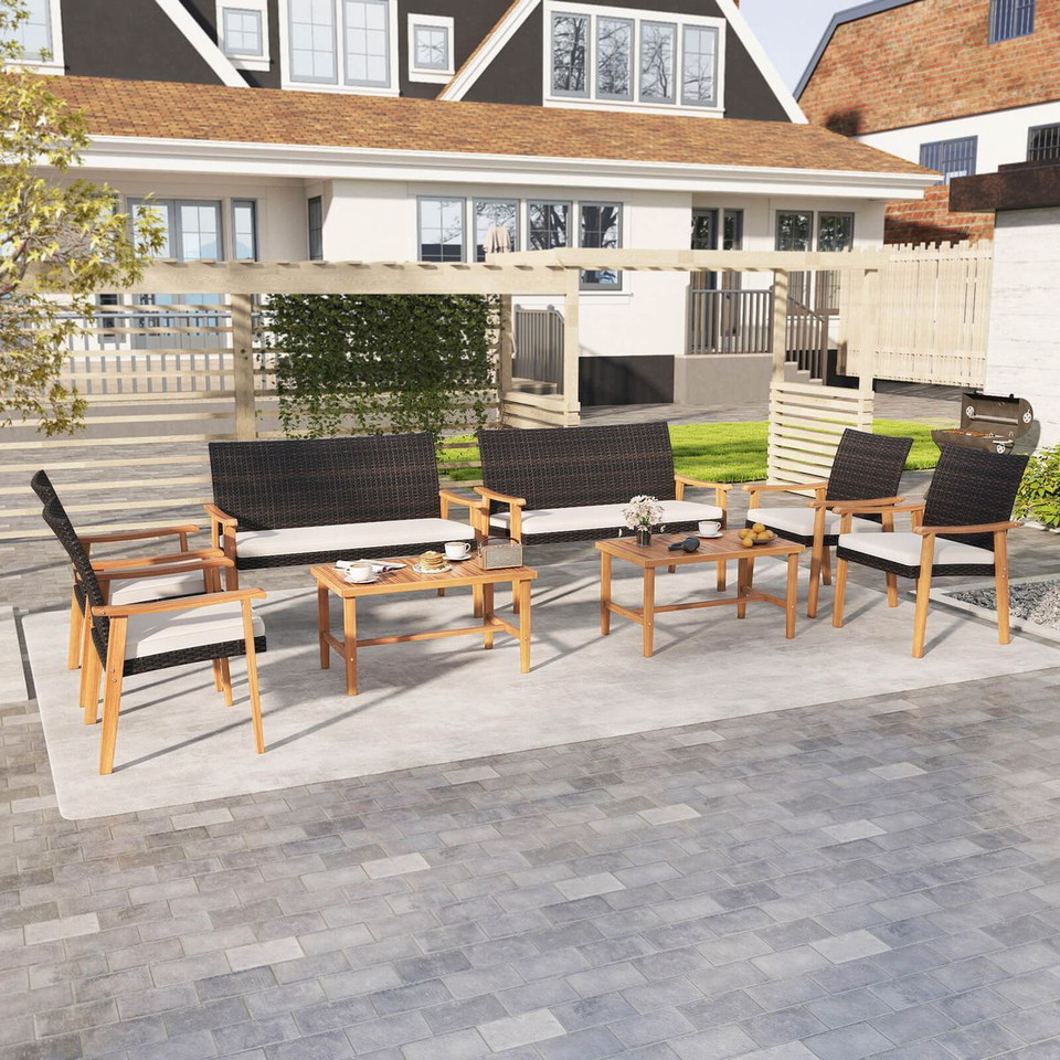 4-Piece Patio Furniture Set with Coffee Table  product image