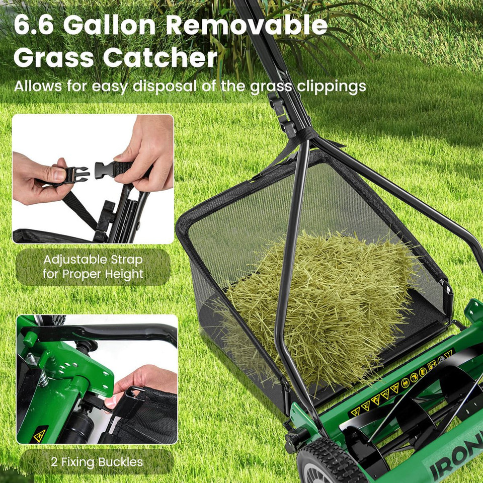 Ironmax 14" Manual Reel Mower  product image