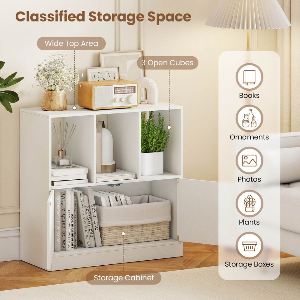 Cube Bookcase with Doors and Cabinet product image