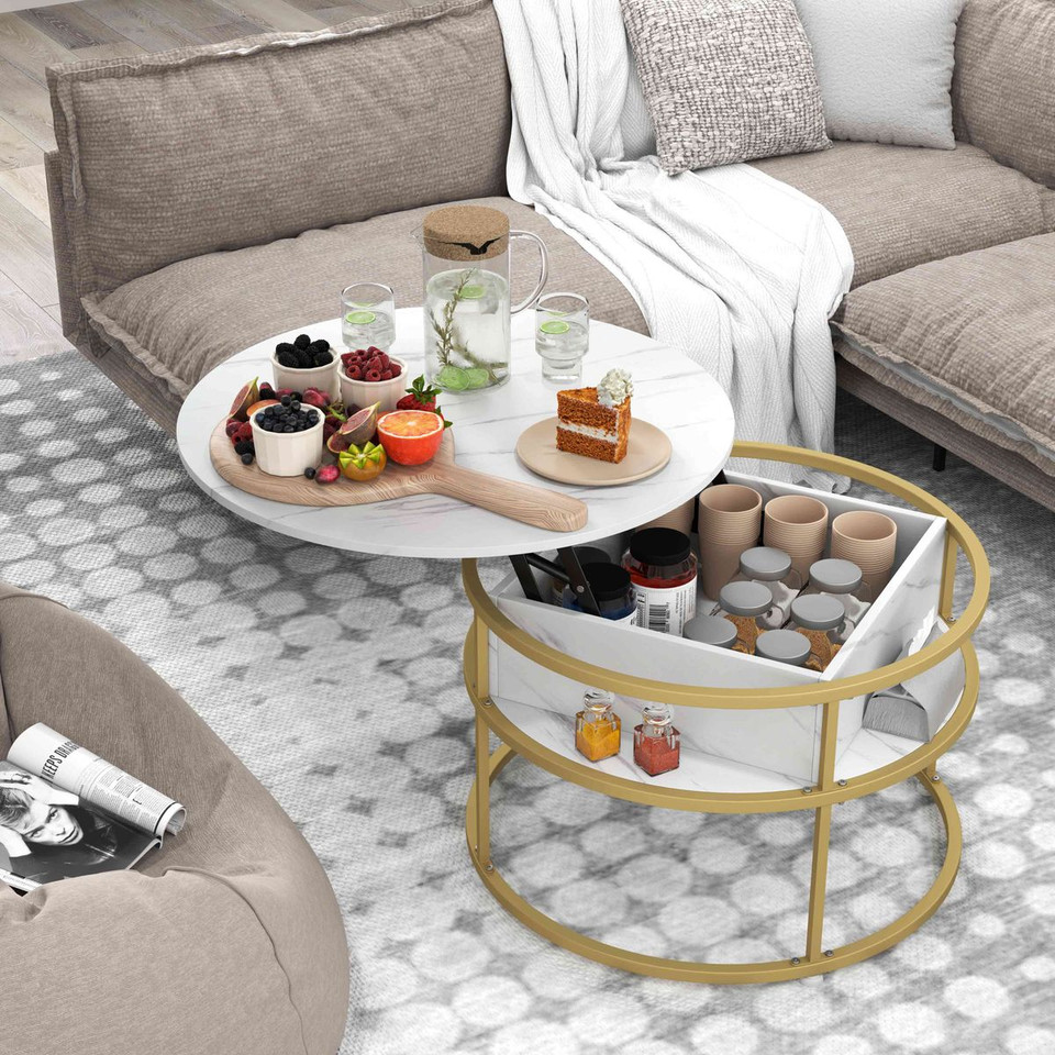 31.5” Lift Top Coffee Table with Hidden Storage product image