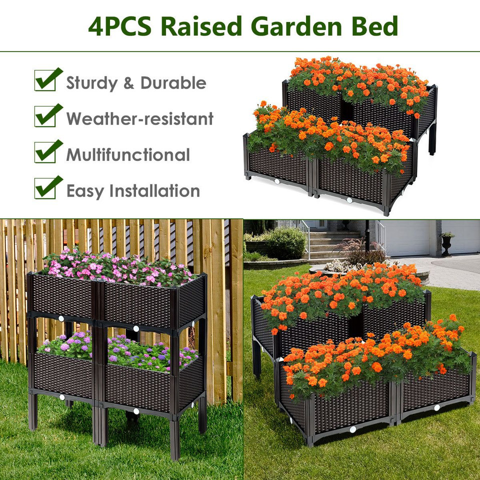Raised Garden Bed (4-Pack) product image
