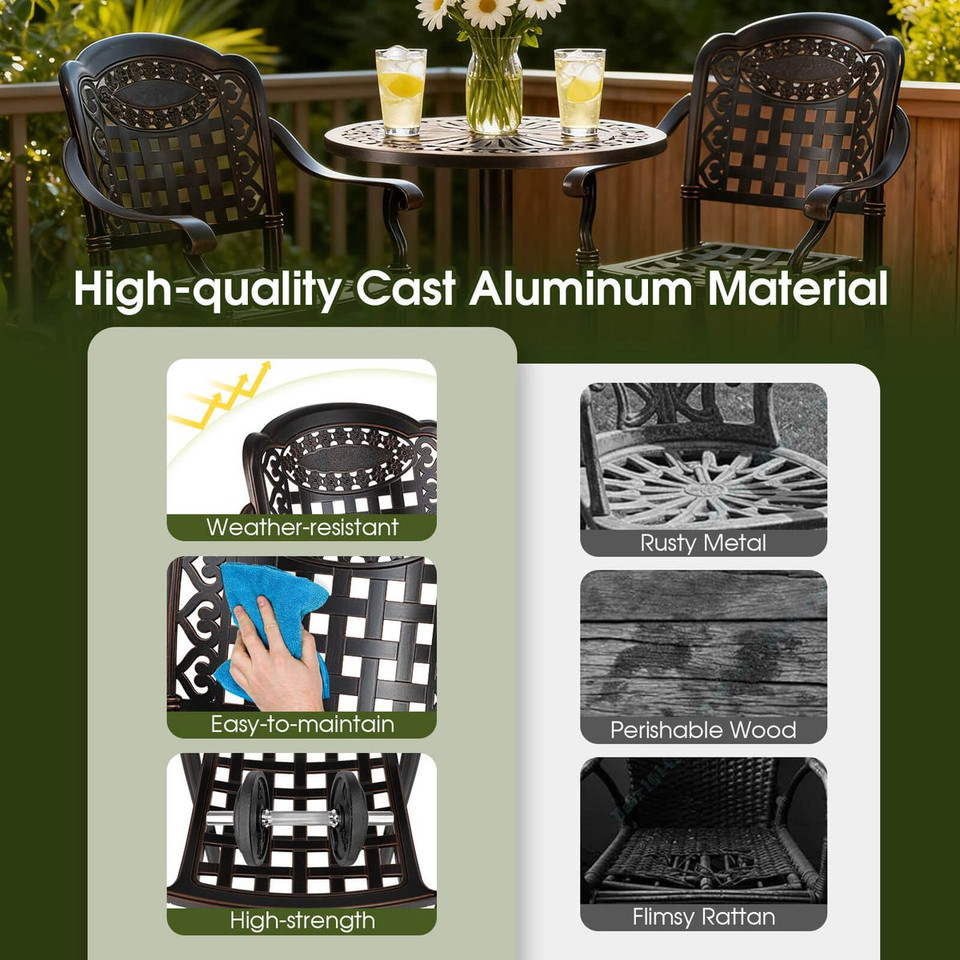 25.5” Outdoor Bar Stool  (Set of 2 or 4) product image