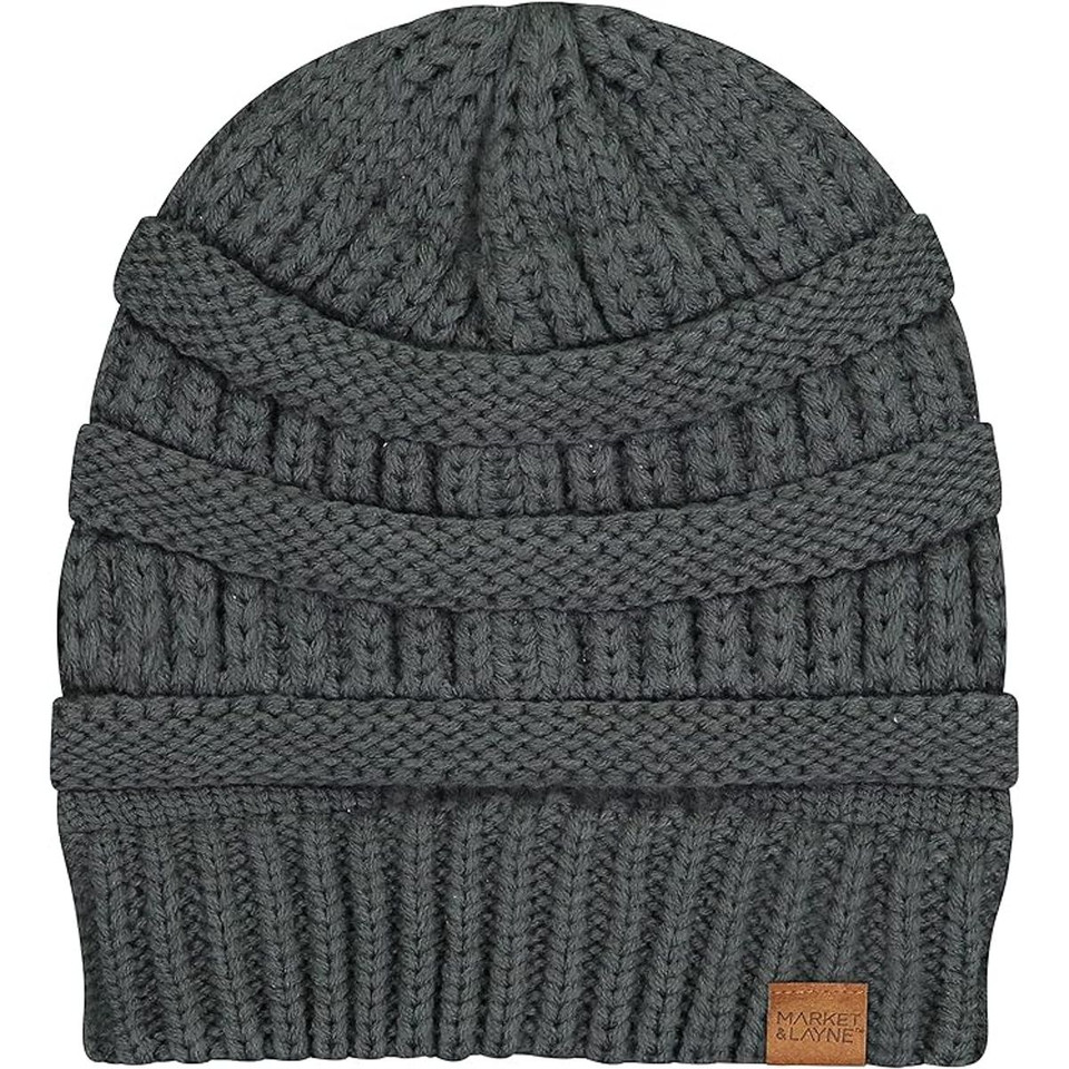 Market & Layne Women's Warm Winter Beanie (2-Pack) product image