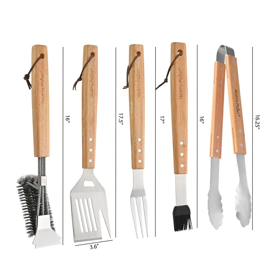 North Point 5 Piece BBQ Tool Set product image