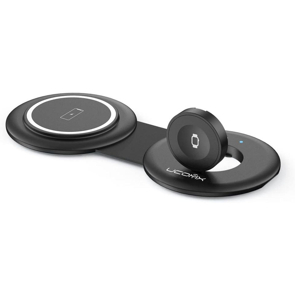 UCOMX Nano Mini Magnetic 2 in 1 Wireless Charger product image