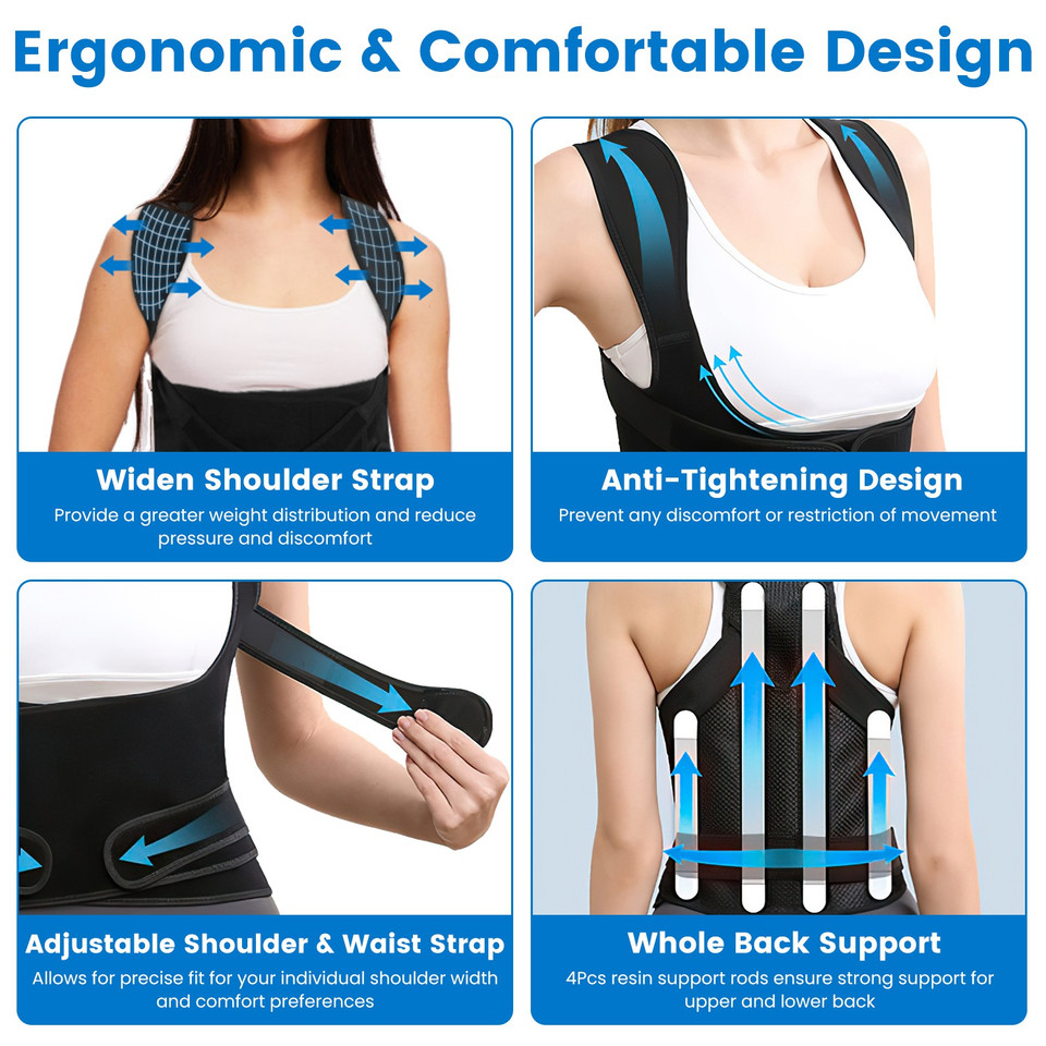 Posture Corrector Adjustable Back Brace  product image