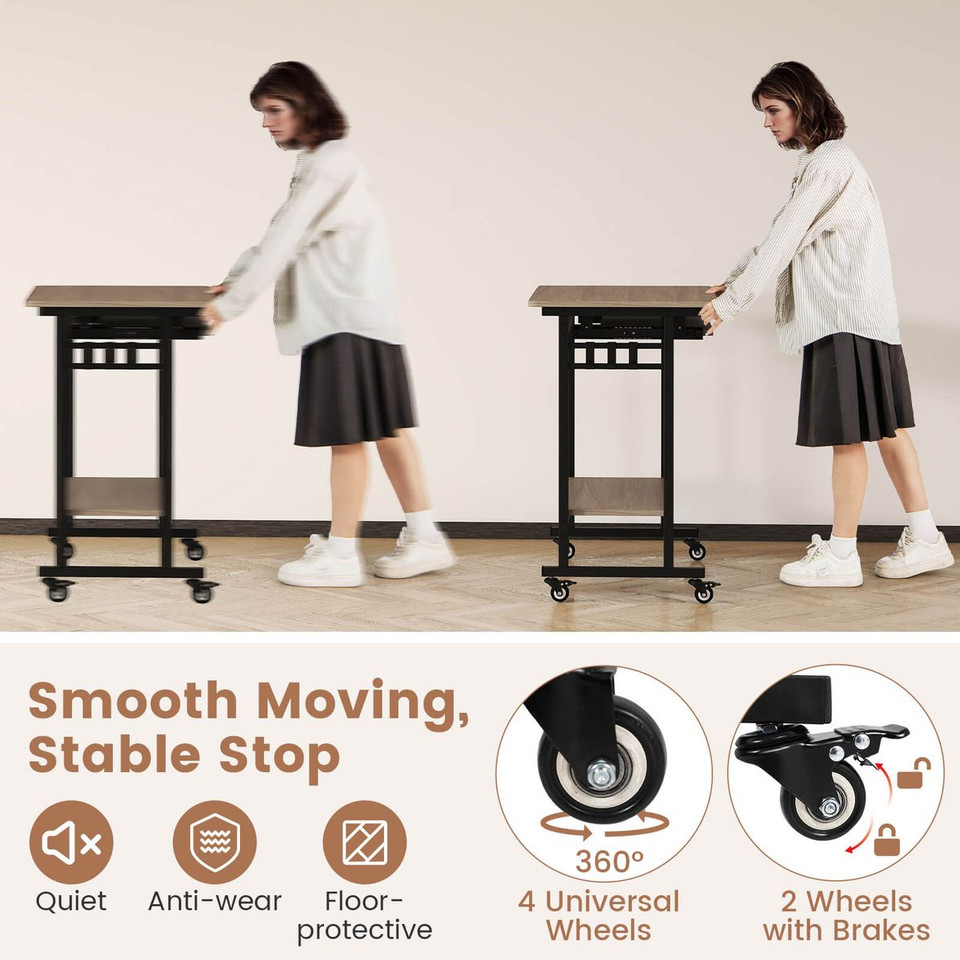 Rolling Laptop Desk product image