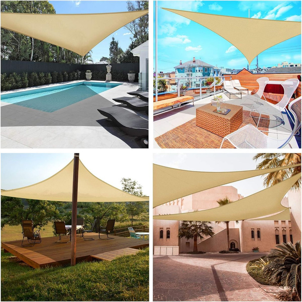 Yescom 25-foot Triangle Sun Shade product image