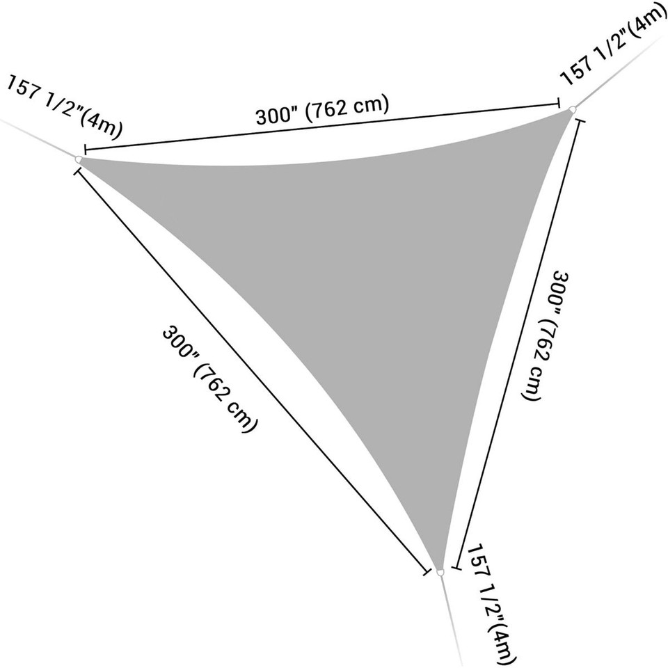 Yescom 25-foot Triangle Sun Shade product image