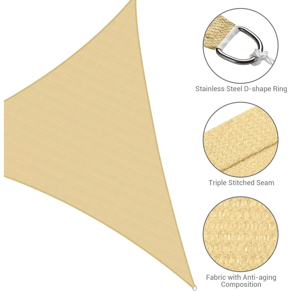 Yescom 25-foot Triangle Sun Shade product image