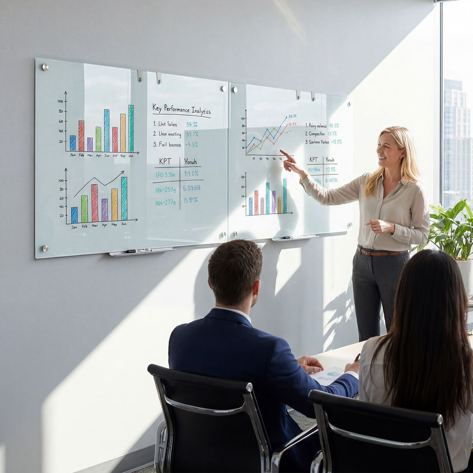 Magnetic Glass Whiteboard  product image