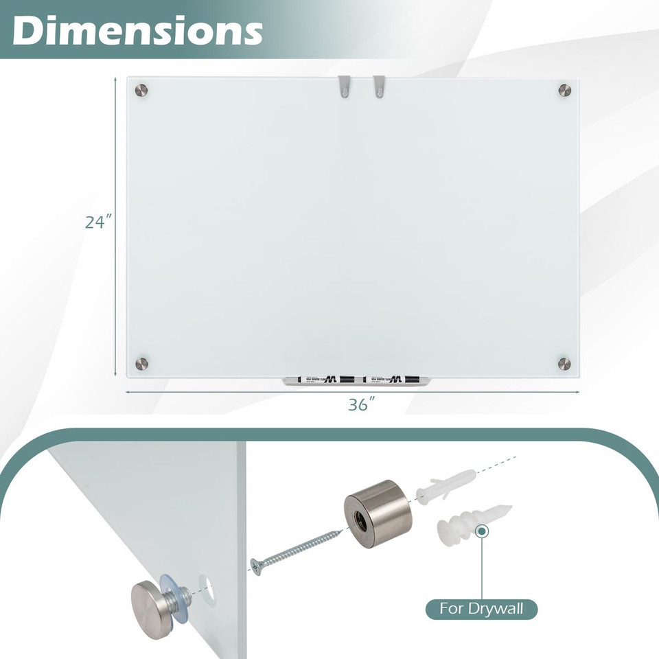 Magnetic Glass Whiteboard  product image