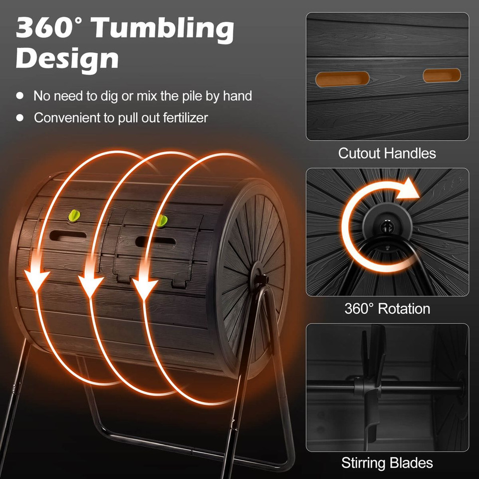 Dual Chamber Compost Tumbler  product image