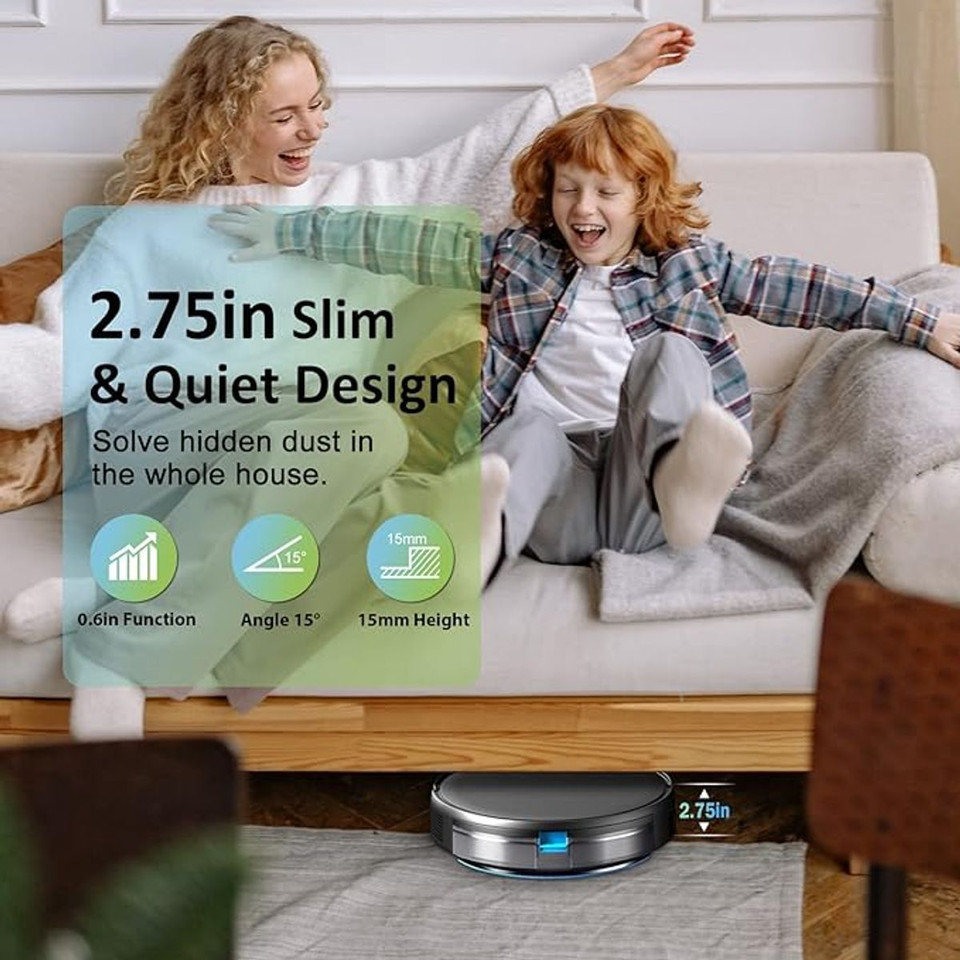 Xiebro 2-in-1 Robot Vacuum Mop product image