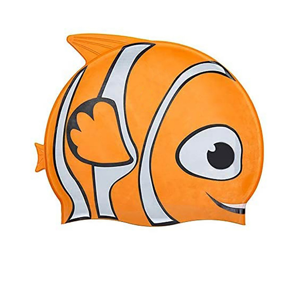 Kids' Waterproof Silicone Swimming & Bathing Caps (1- to 2-Pack) product image