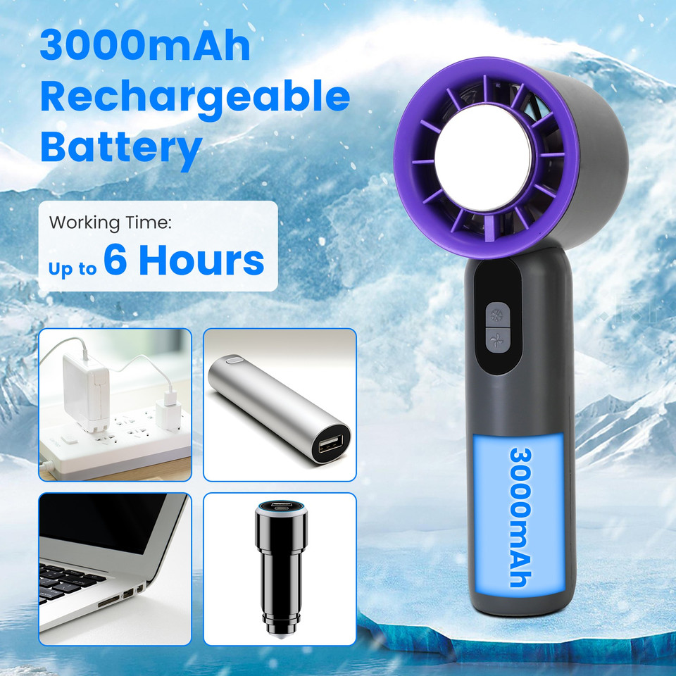 Handheld Fan with Ice Cooler product image