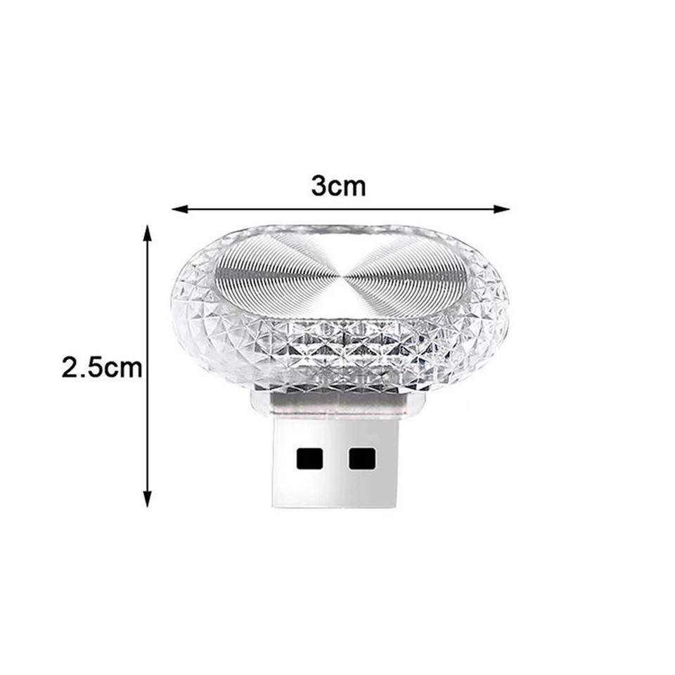 Oval Angel Eye USB Car Interior Decorative Light product image