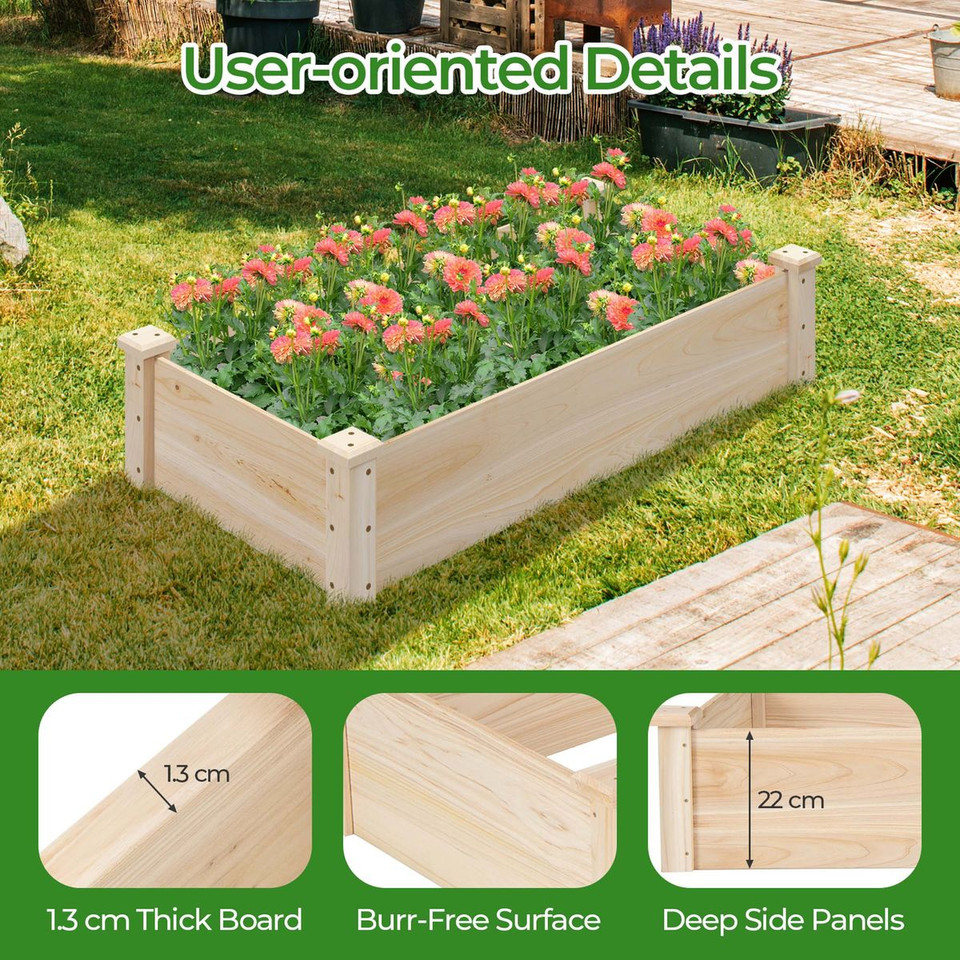 Wood Raised Garden Bed product image