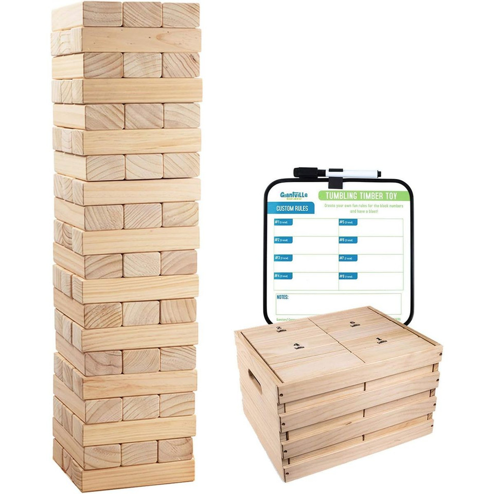 Giantville 60-Piece Giant Tumbling Timber Toy product image