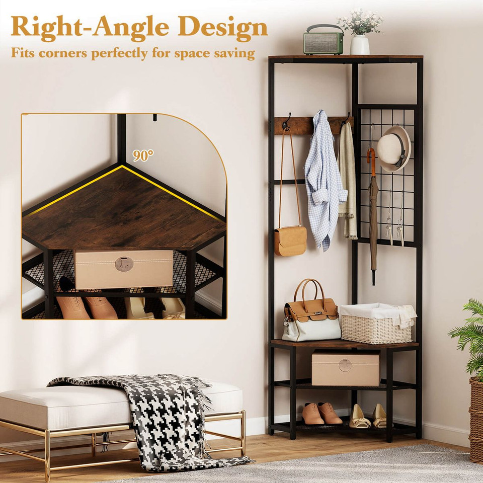 Corner Freestanding Coat Rack  product image