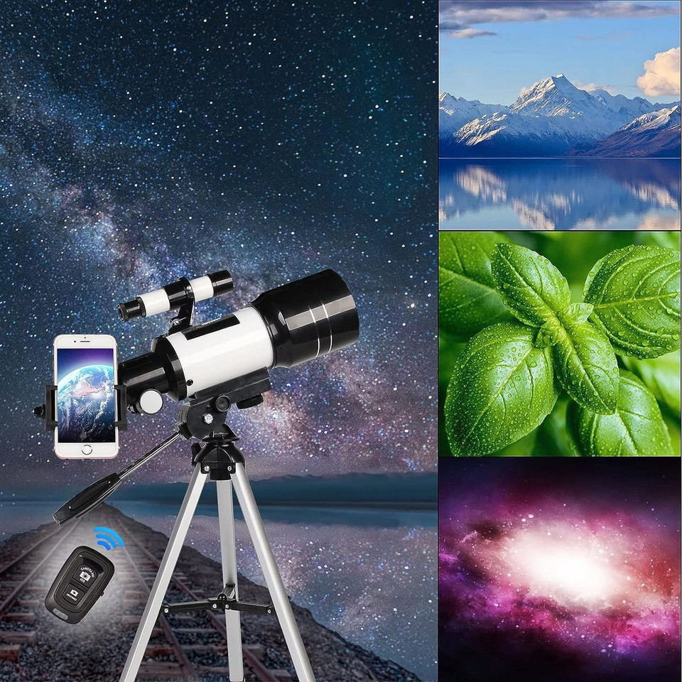 ToyerBee 70mm Aperture Refractor (15X-150X) Portable Travel Telescope product image