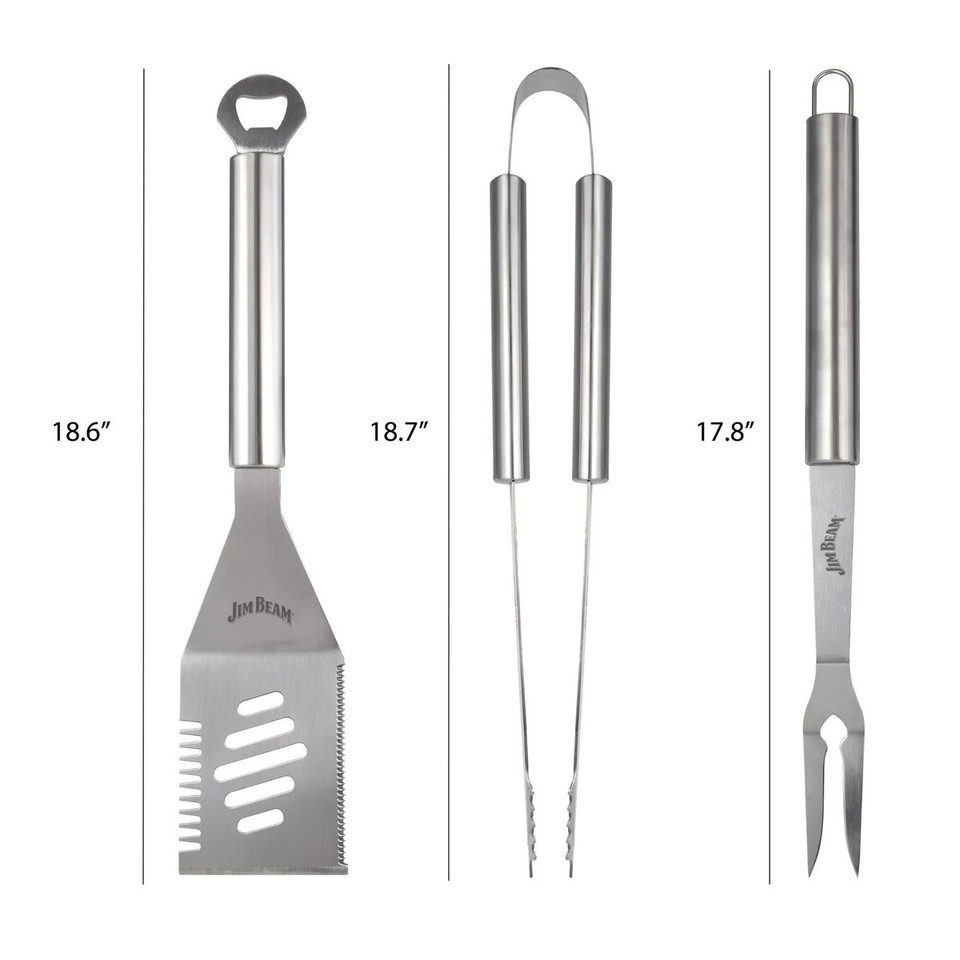 Jim Beam BBQ Tools (3 Piece Set) product image