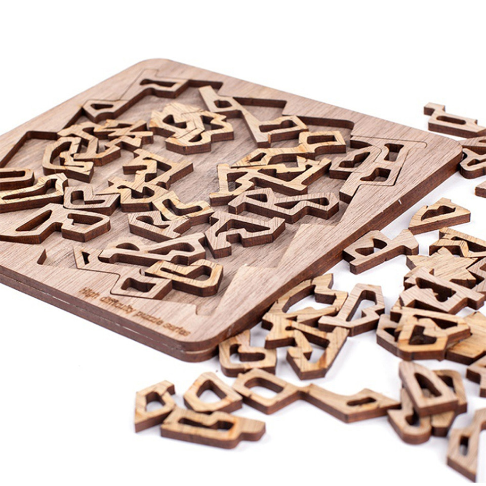 54-Piece Mind-Bending Wooden Jigsaw Puzzle for Adults product image