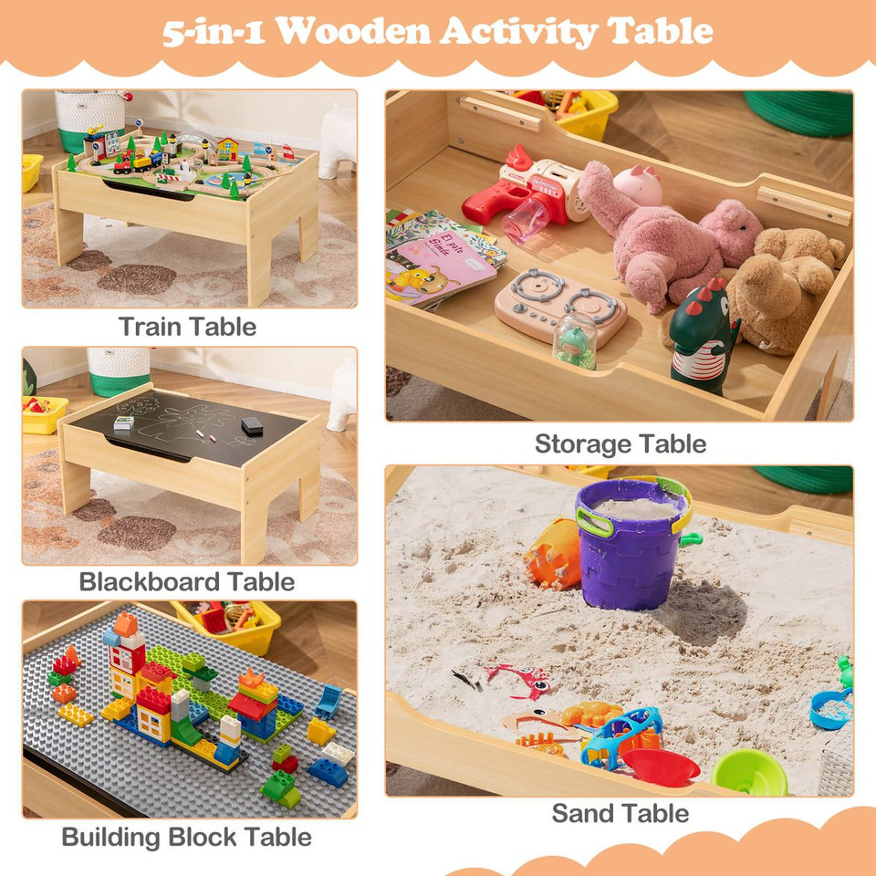 All-in-one Kids Activity Table With Blackboard product image