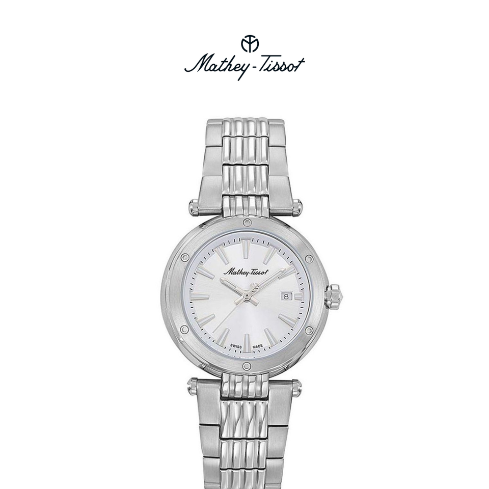 Mathey Tissot Women's Neptune Silver Dial Watch product image