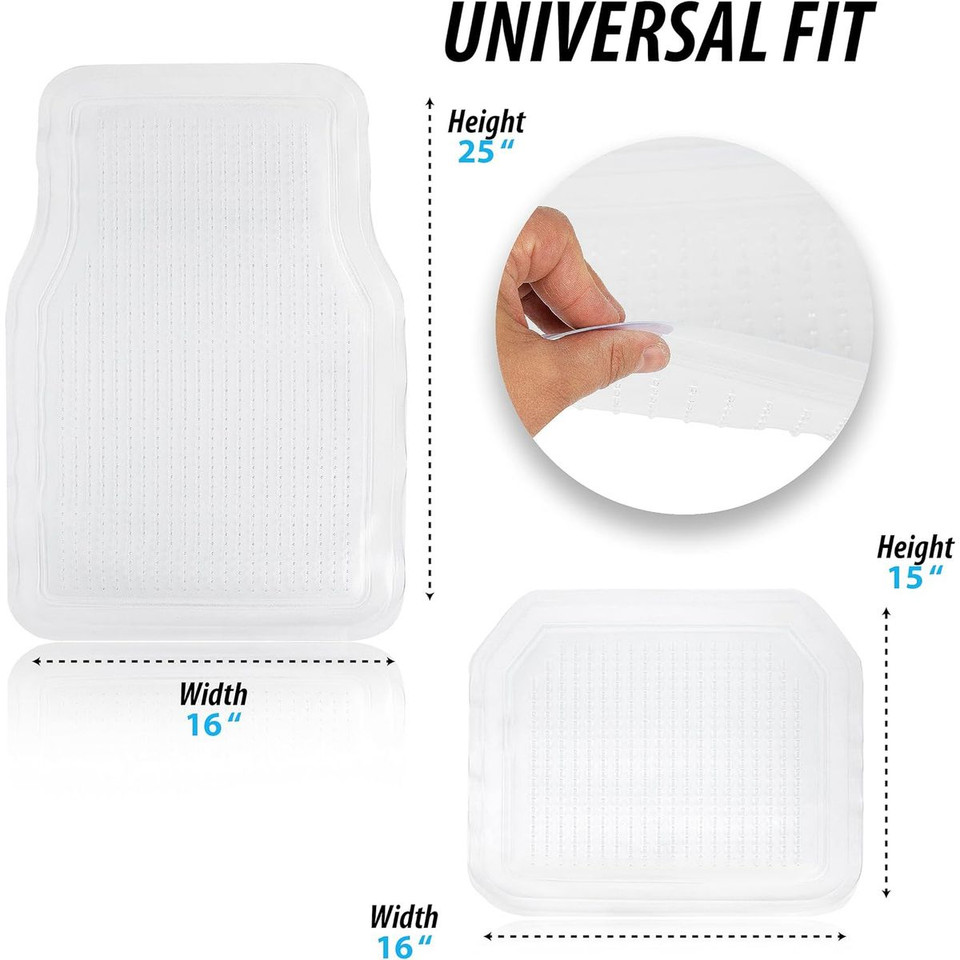 All Weather Vehicle Rubber Floor Mats (4-Piece Set) product image