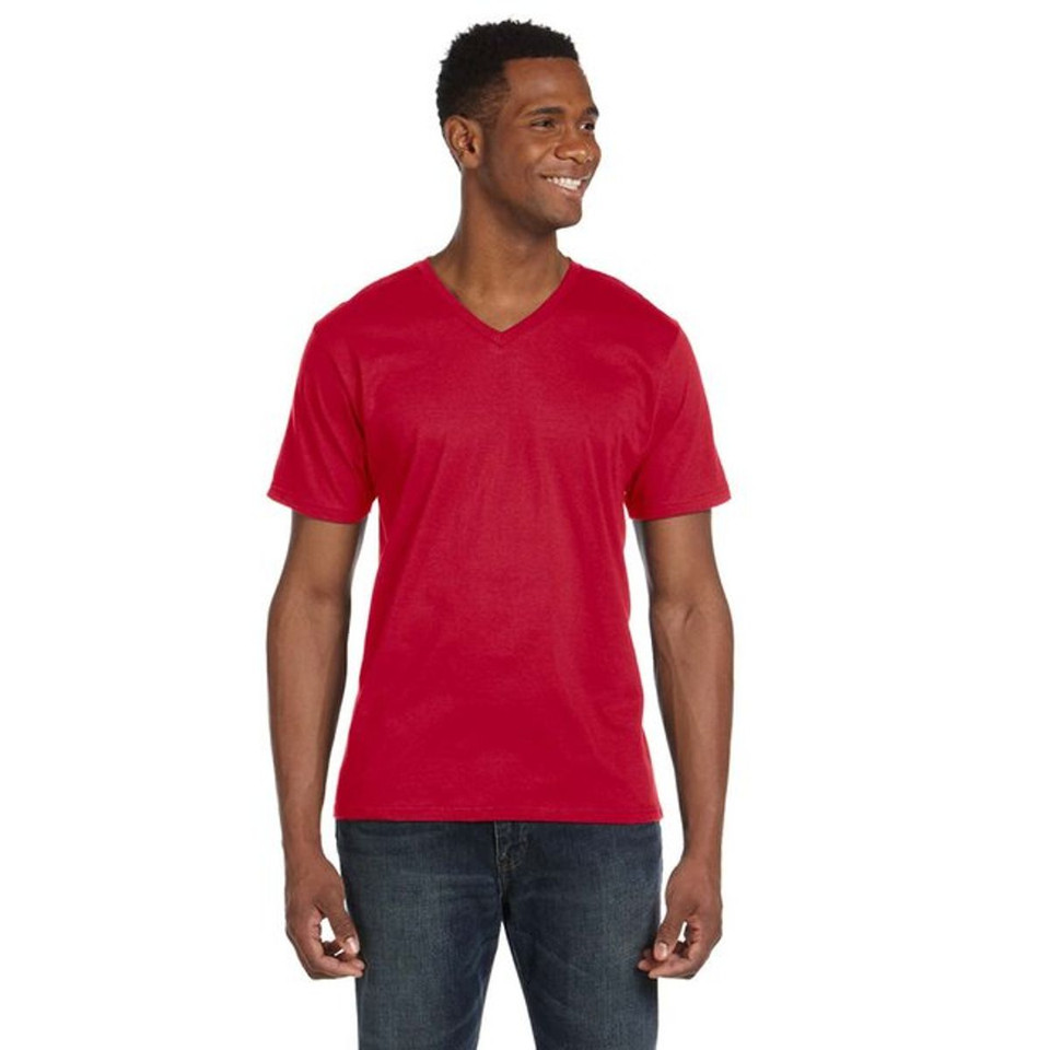 Anvil Adult Lightweight V-Neck T-Shirt (Small) product image