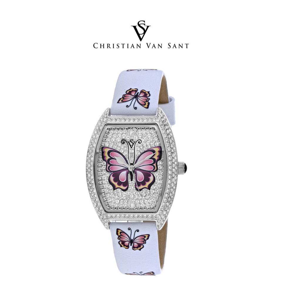 Christian Van Sant Women's Papillon Silver Dial Watch product image