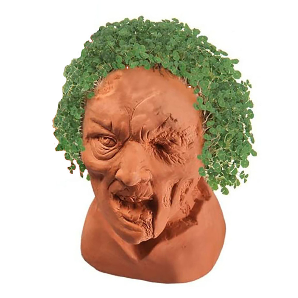 Chia Zombie Creepy Holden Handmade Decorative Planter product image