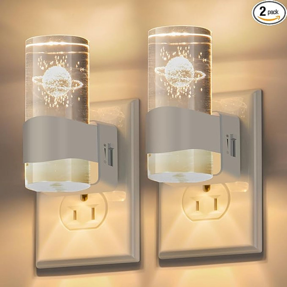 Starry Night 3D Etched Night Light (2-Pack) product image
